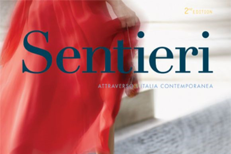 Sentieri textbook cover.