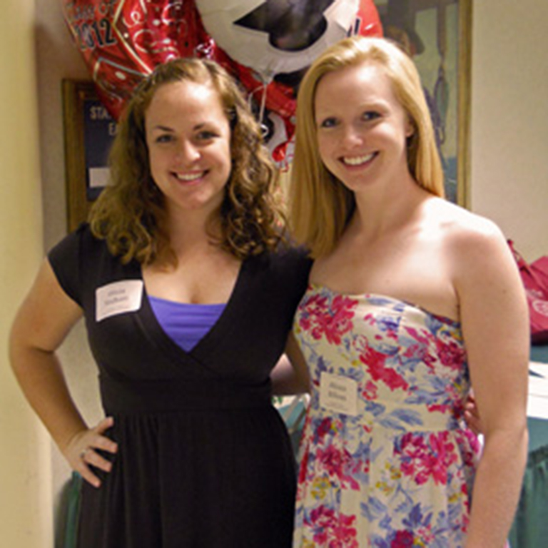 French B.A. graduates Olivia Stidham and Allison Billows.