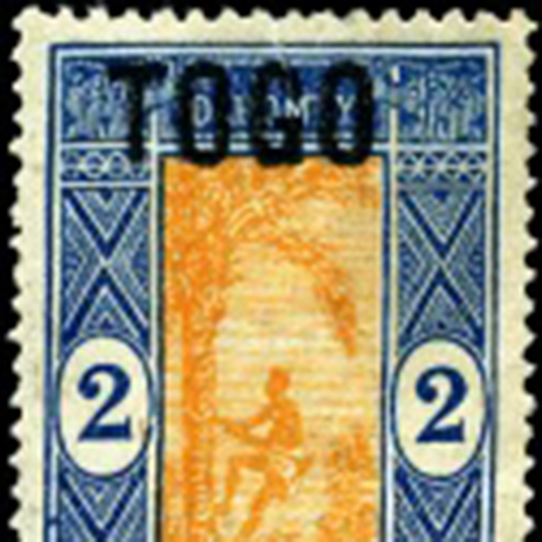 Image of francophone-related stamp.