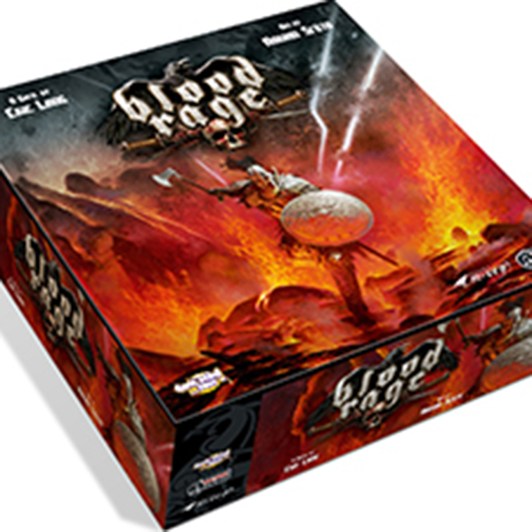 Image of Blood Rage board game box.